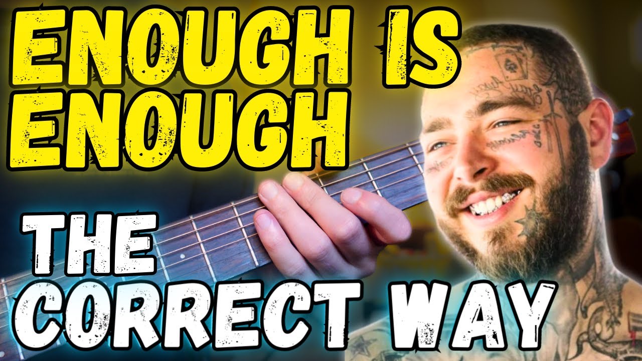 Enough is enough full guitar tutorial