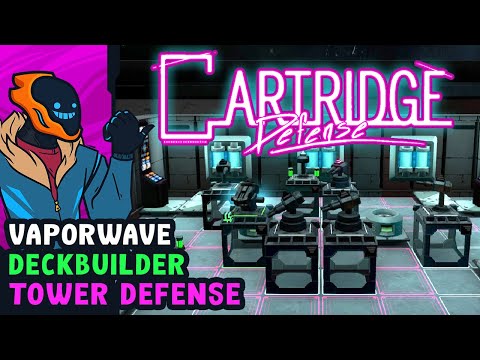 Vaporwave Deckbuilder Tower Defense - Cartridge Defense [Full Release]