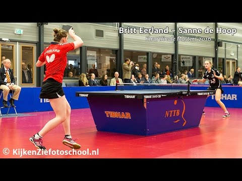 Britt Eerland - Sanne de Hoop | Kwartfinale Masters 2016