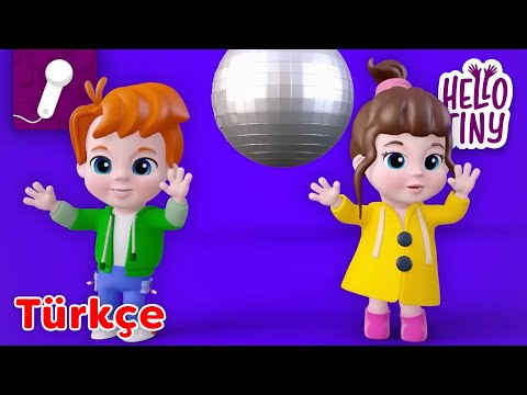 💃 A Ram Sam Sam Şarkısı 🎤 Çocuklar için karaoke! 👶  Hello Tiny Türkçe Video