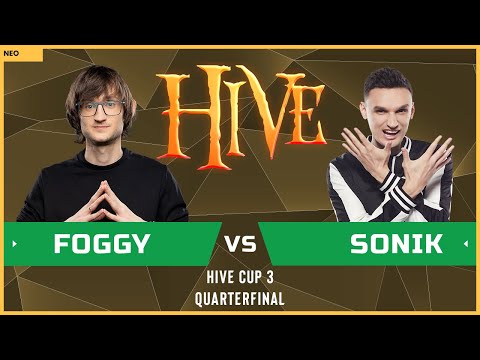 WC3 - Hive Cup #3 - Quarterfinal: [NE] Foggy  vs. Sonik [NE] - NEW MAPS