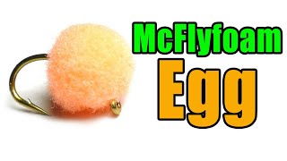 McFlyfoam Egg Fly Tying Instructions (GLO Bug)