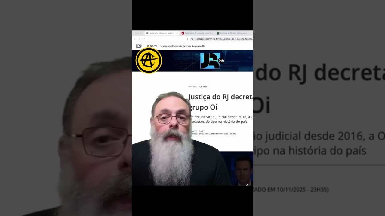 OI FALIU: &quot;CAMPEÃO NACIONAL&quot; do LULA mais a AJUDA da DILMA a ESQUERDA PORTUGUÊSA quebraram a OI