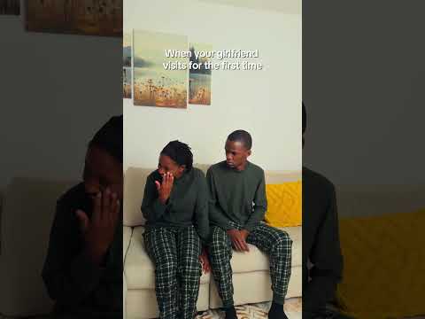 when your girlfriend visited you for the first time😅#short #viralvideo