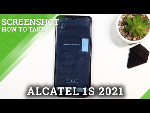 How to Take Screenshot in Alcatel 1S 2021  – Catch Screen