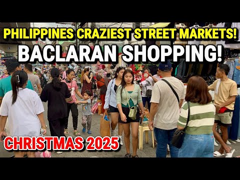 BACLARAN MARKET 🇵🇭 Philippines Christmas Shopping Tour | BIGGEST STREET MARKET in Pasay-Parañaque!
