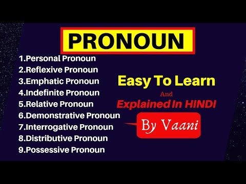 Pronoun | Types of Pronoun | With Best Examples | English Grammar In Hindi