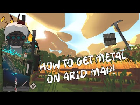 Unturned Tutorial #4 - HOW TO FARM METAL ON ARID!!!