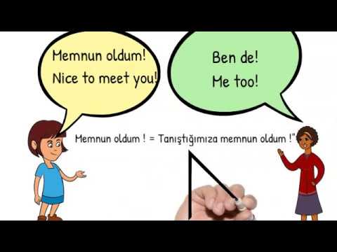 Basic expressions in Turkish