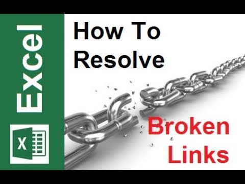 YouTube video about How to Correct Broken Links in Excel: A Simple Guide