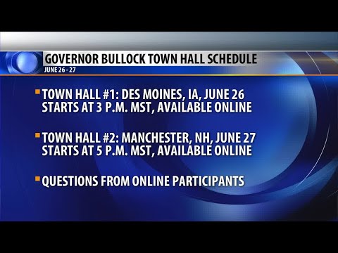 Bullock planning town halls during DNC debates