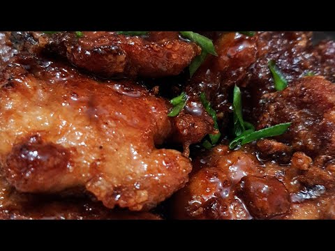 10-Minute Sticky Crisp Honey Fried Pork | @DAPUR2020
