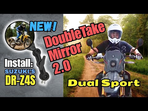 Best Dual Sport Adventure Enduro Motorcycle Mirrors: Doubletake 2.0 Review and Install