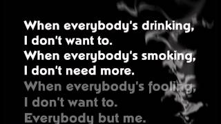 Lykke Li - Everybody But Me (lyrics)
