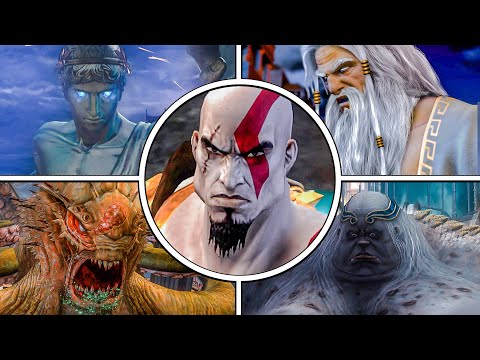 God of War 2 Remastered All Bosses and Ending (4K60FPS)