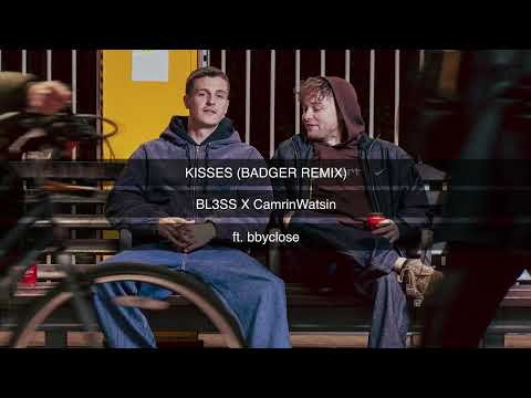 BL3SS x CamrinWatsin - Kisses (feat. bbyclose) [Badger Remix] (Official Visualiser)