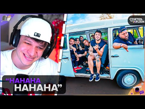 ARUAN REAGE: REAÇÃO DOS CACADORES DE LENDAS AO VER O NOVO CARRO DELES 😂 (RENATO GARCIA)