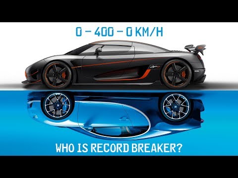 Bugatti Chiron Vs Koenigsegg Agera RS ► 0-400-0 Km/h Battle