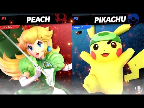 Dark.Pch (Peach) Vs Pikachu ~ Super Smash Bros. Ultimate ~