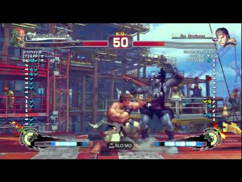 groovyy (Dhalsim) Vs umehara_daigo13 (Ryu) SSF4 AE Ranked Matches - PSN