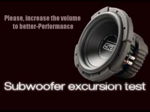Extreme Bass Test [Subwoofer excursion test] [Sound Only]