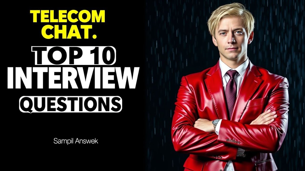 TELECOM CHAT ||  TOP 10 TELECOM INTERVIEW QUESTIONS WITH ANSWER