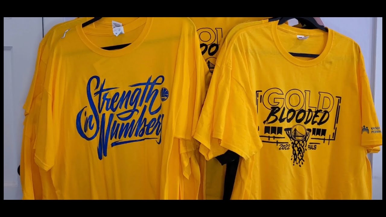 EPIC Golden State Warriors Official Finals & Playoff T-shirt Collection! 2007-2022!