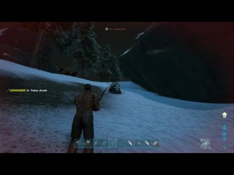 ARK: Survival Evolved: Trying to tame a direbear and this happened.....