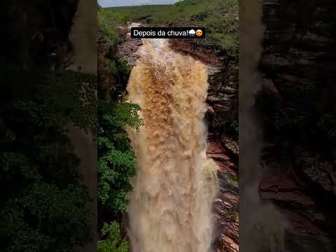 Chuvas no Nordeste: Cachoeira do Buracão Ibicoara/BA