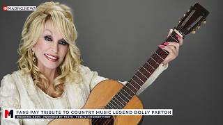 🇺🇸 Fans Pay Tribute to Country Music Legend Dolly Parton on the Hollywood Walk of Fame [LIVE]