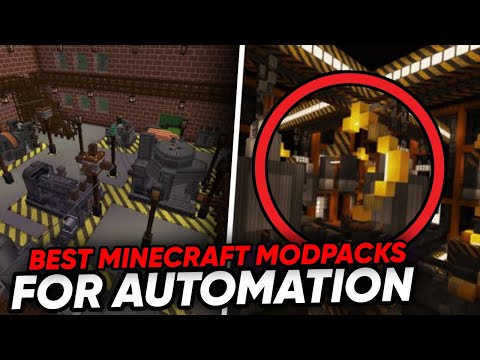 5 BEST MINECRAFT MODPACKS FOR AUTOMATION! (1080P HD)