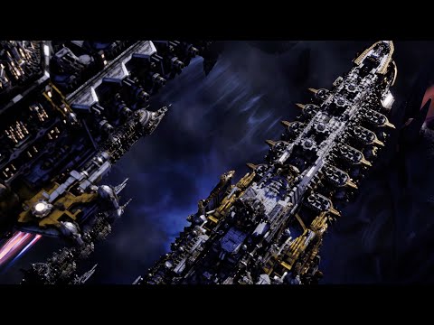 Skalgrim Mod 2021: Imperial Navy vs Chaos - Massive Battle, Battlefleet Gothic Armada 2