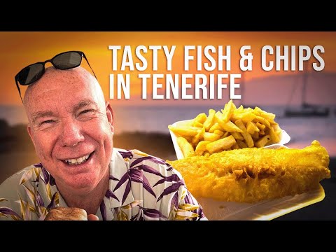 TASTY FISH & CHIPS! Chippy Dinner in Tenerife! ☀️ Canary Islands!