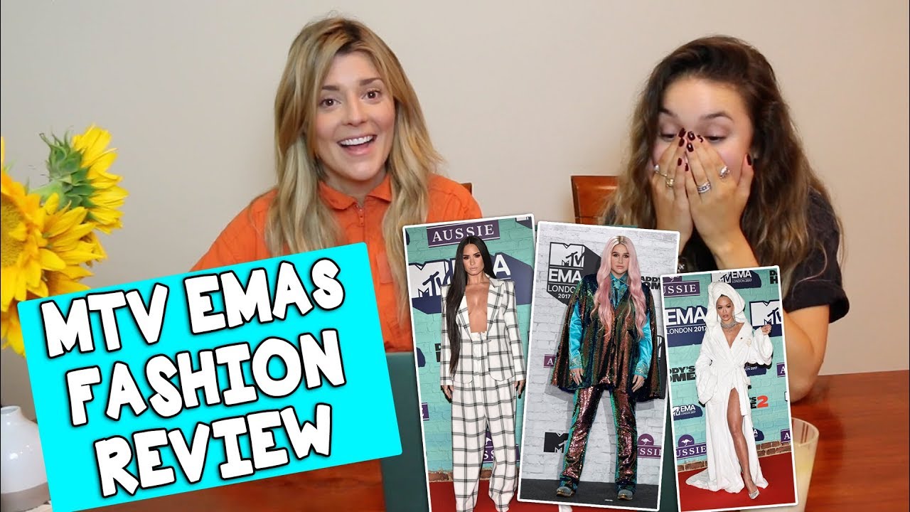 MTV EMAs FASHION REVIEW w/KRISTEN MCATEE // Grace Helbig