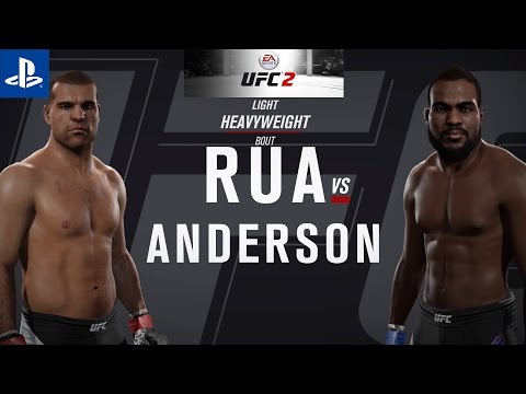 EA Sports UFC 198: Maurício Rua vs. Corey Anderson UFC 2 PS4 Gameplay