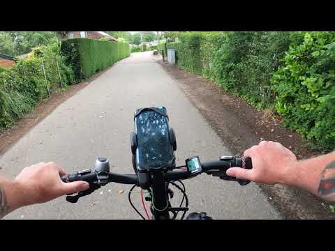 The Netherlands, Maas route by Bike day 2, Oostvoorne to Dordrecht (70 km) (4 k) (Original sound)