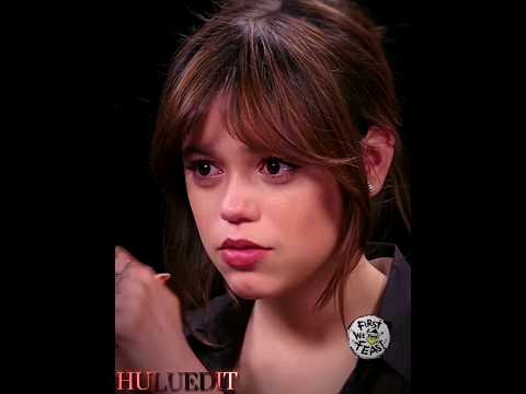 Jenna Ortega vs Milly Bobby Brown in eating hot wings