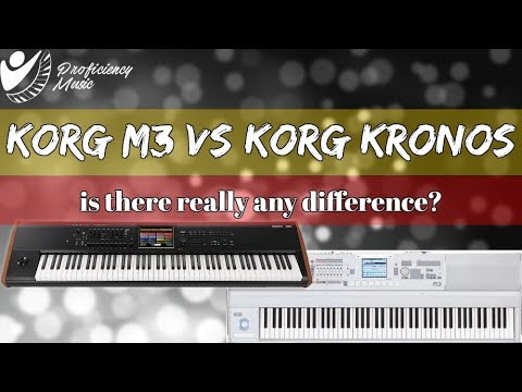 Korg M3 vs Korg Kronos: Sound vs Sound Comparison! Is there really any difference?
