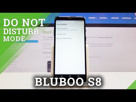 How to Allow Do Not Disturb Mode On Bluboo S8 – DND Mode