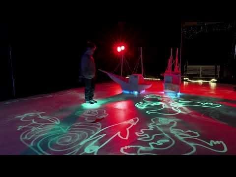 ILA Playground featuring Sea of Light and Neon Canvas