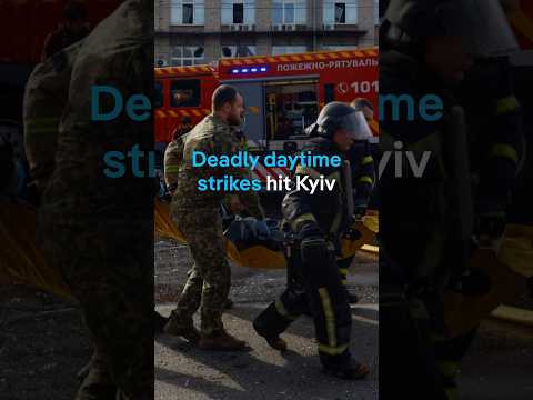 Russian drones attack Kyiv during daytime hours | DW News