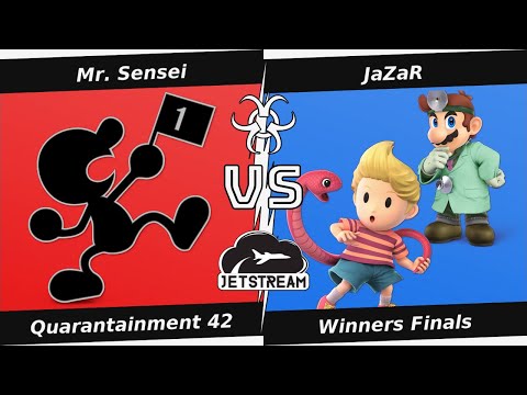 Quarantainment 42 Winners Finals - Mr. Sensei (Game & Watch) Vs. JaZaR (Dr Mario, Lucas) - SSBU