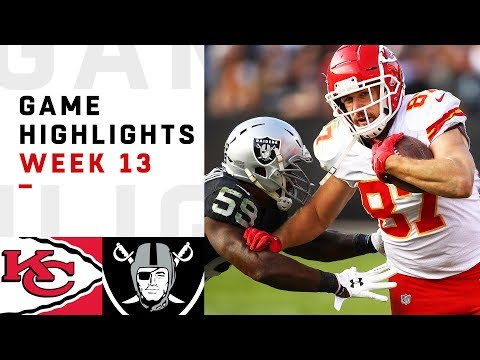 Chiefs vs. Raiders Week 13 Highlights | NFL 2018