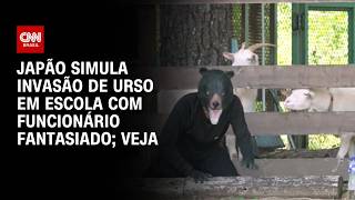 Vídeo: Vídeo: Japão simula invasão de urso em escola com funcionário fantasiado | CNN BRASIL