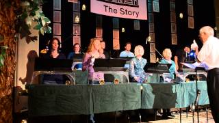 Fantasy on Hyfrydol (bells, by Hopson) and follow-up congregational hymn.