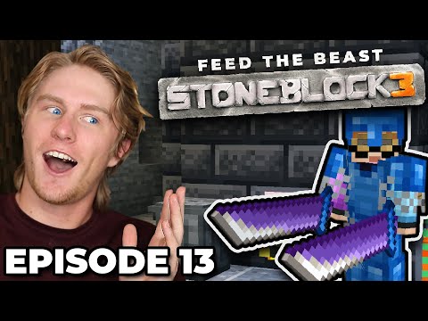 STONEBLOCK 3 MODPACK Ep 13 | Tinkers Construct Best Gear!