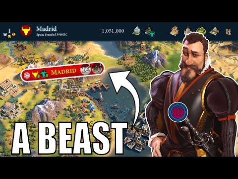 Civ 6 | Philip Has Turned My Capital Into A MONSTER!!! – (#3 Deity++ Spain Civilization VI)