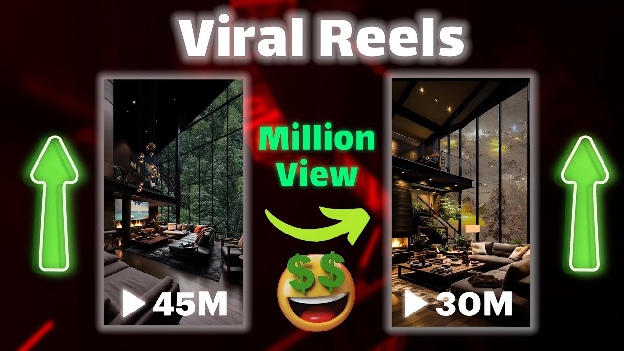 Create Trending Instagram Reels With Ai: Cozy Winter Wonderland House Overlooking Snowfall