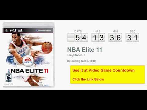 NBA Elite 11 Playstation 3