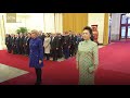 xi holds welcome ceremony